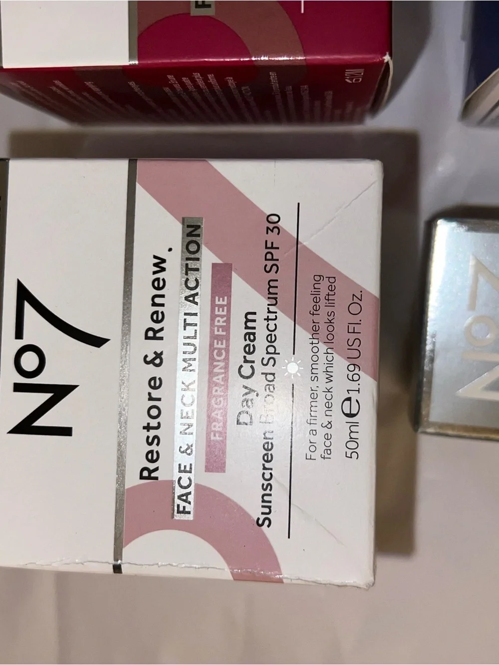 No. 7 skin care bundle (4 products) Brand new in boxes